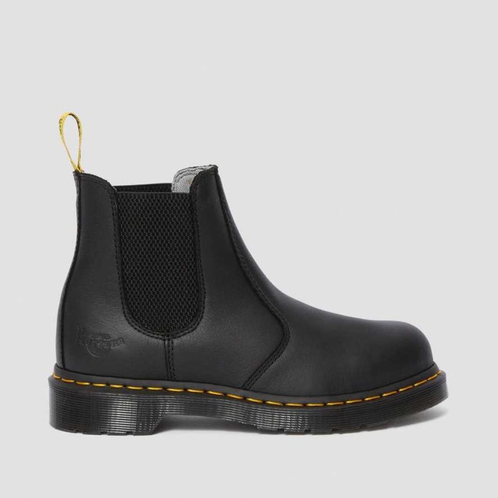 ARBOR WOMEN'S STEEL TOE WORK BOOTS - Black
